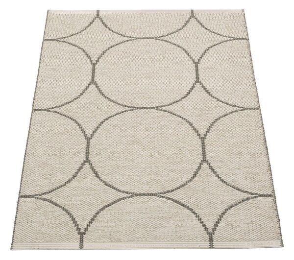 Тъмносив килим за открито и закрито 70x100 cm Boo Charcoal Linen – Pappelina