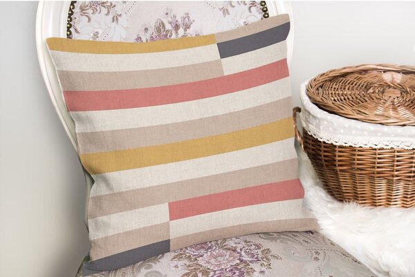 Калъфка за възглавница 43x43 cm Rosy Bandas – Mila Home