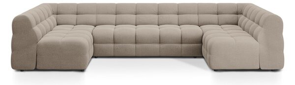 Кафяв ъглов диван (U форма) Kendal – Micadoni