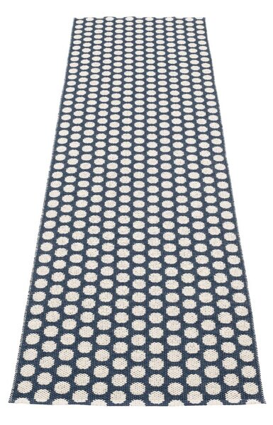 Тъмносиня пътека за открито и закрито 70x250 cm Noa Dark Blue – Pappelina