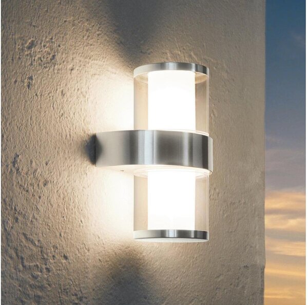 Eglo 94799 - Външно стенно осветително тяло BEVERLY 1 2xLED/3,7W/230V IP44