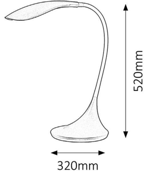 Rabalux 4167 - Димируема LED лампа DOMINIC LED/4,5W/230V
