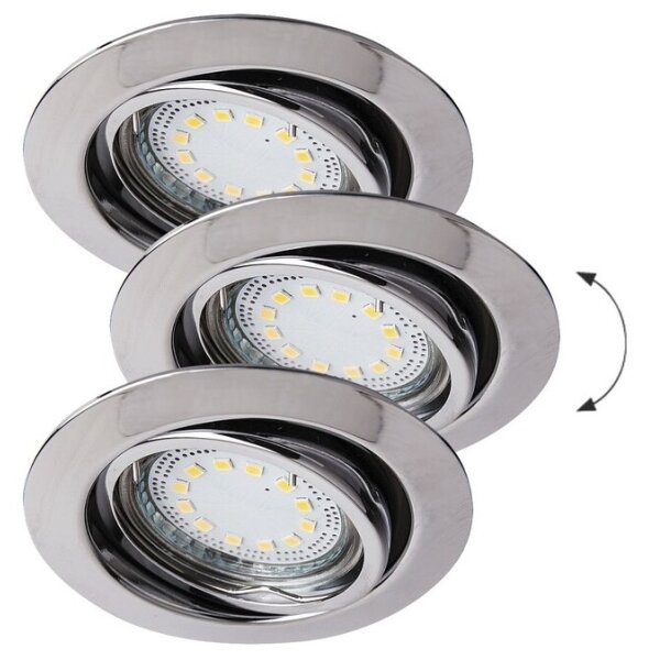 Rabalux 1050 - К-кт 3xLED Лампа за вграждане LITE 3xGU10-LED/3W/230V