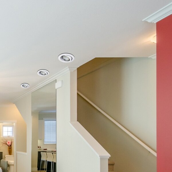 Rabalux 1049 - Комплект от 3xLED вградени таванни осветителни тела LITE 3xGU10-LED/3W/230V