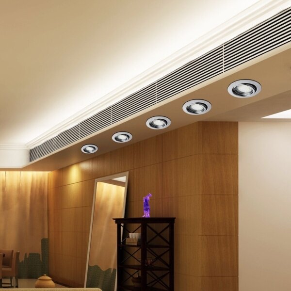 Rabalux 1050 - К-кт 3xLED Лампа за вграждане LITE 3xGU10-LED/3W/230V