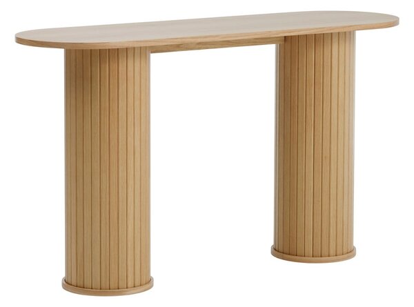 Конзолна маса в естествен цвят 40x130 cm Nola – Unique Furniture