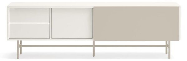 Светлосива и кремава телевизионна масичка 180x56 cm Nube - Teulat