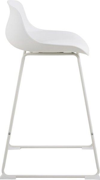 Бял бар стол (височина на седалката 66 cm) Tina – Actona