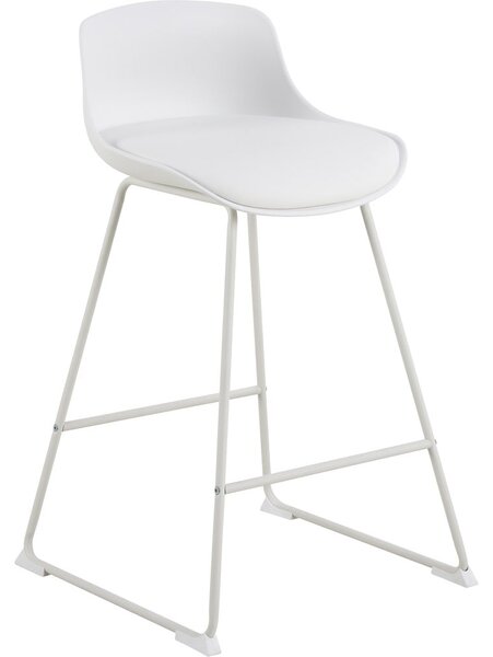 Бял бар стол (височина на седалката 66 cm) Tina – Actona