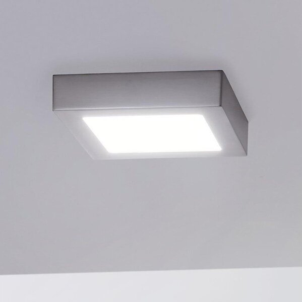 Eglo 78215 - LED плафон FUEVA LED/10,9W/230V 17x17 см матов хром