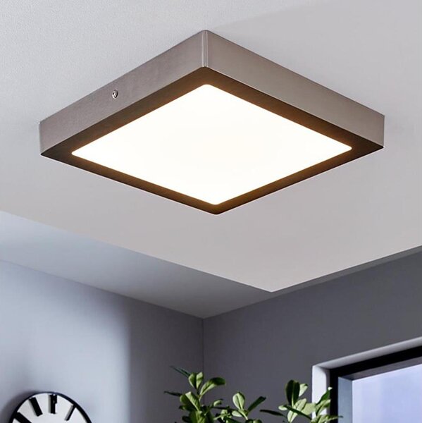 Eglo 78218 - LED таванно осветително тяло FUEVA LED/22W/230V 30x30 cm матов хром