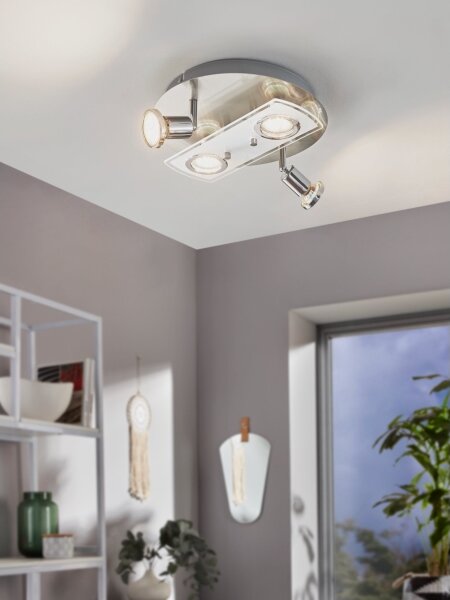 Eglo 32001 - LED таванно осветително тяло PAWEDO 1 4xGU10-LED/3W/230V
