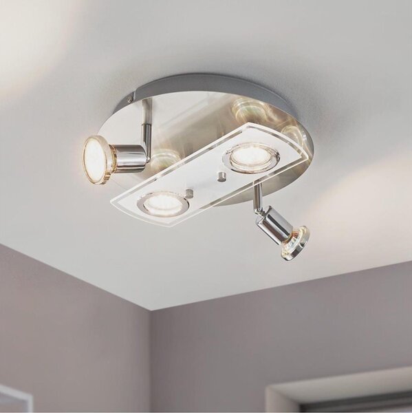 Eglo 32001 - LED таванно осветително тяло PAWEDO 1 4xGU10-LED/3W/230V