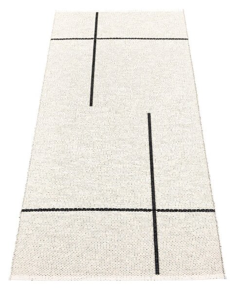 Черна пътека за открито и закрито 70x180 cm Fred Black – Pappelina