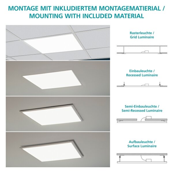 Eglo 96152 - LED Таванна Панел SALOBRENA LED/16W/230V