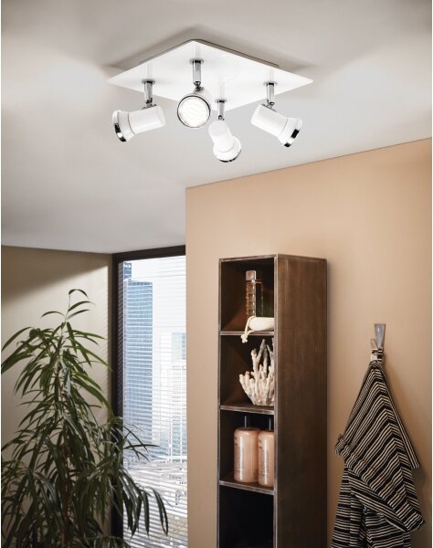 Eglo 95995 - LED За баня Точково осветително тяло TAMARA 1 4xGU10-LED/3,3W/230V IP44