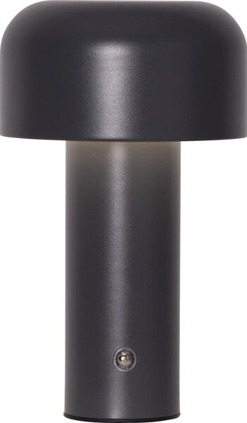 Сива LED настолна лампа (височина 21,5 cm) Bobby – Star Trading