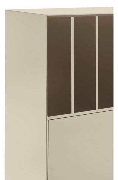 Кремаво шкафче 120x140x45 cm Platt – Teulat