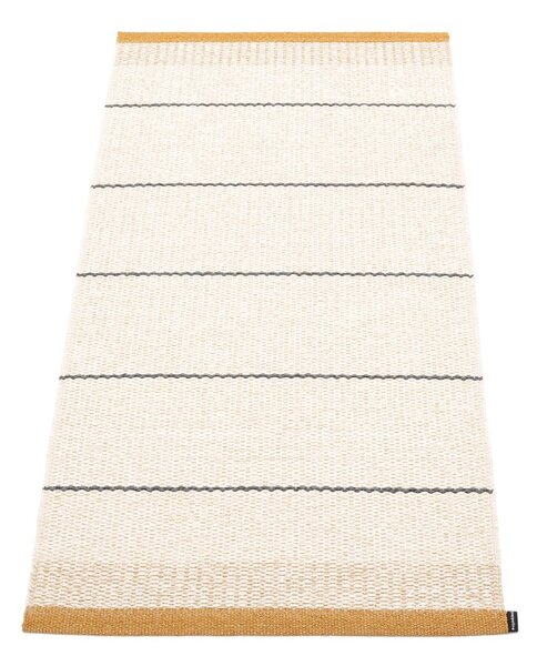 Килим за открито и закрито в цвят жълта охра и крем 60x125 cm Belle Ochre – Pappelina