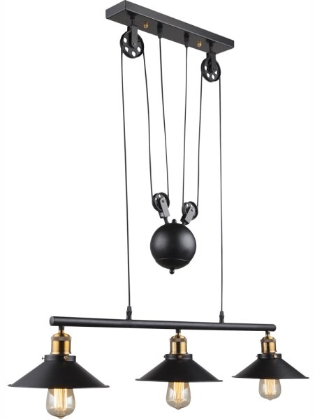 Globo 15053-3 - Полилей LENIUS 3xE27/60W/230V