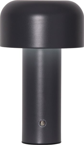 Сива LED настолна лампа (височина 21,5 cm) Bobby – Star Trading