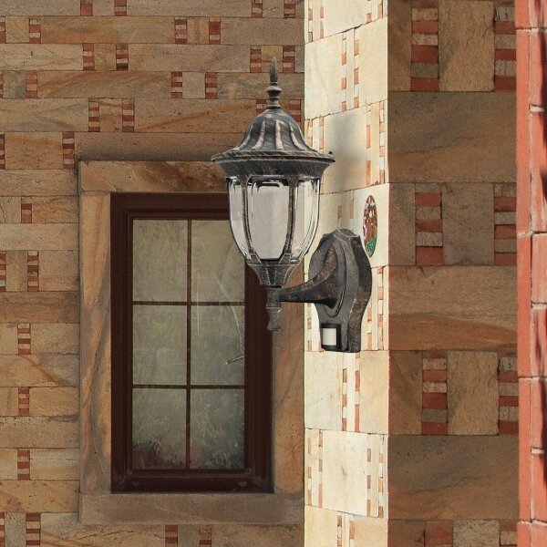 Rabalux 8370 - Екстериорен аплик със сензор MILANO 1xE27/60W/230V