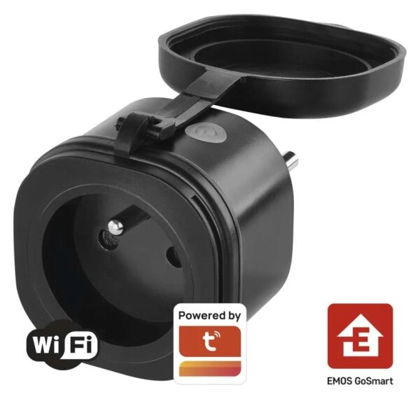 Умен външен контакт GoSmart 3680W/230V/16A Wi-Fi Tuya IP44