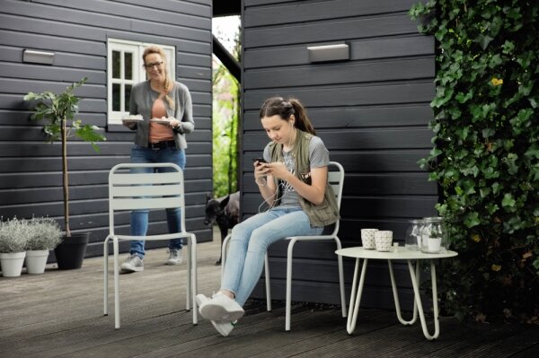 Philips 16483/93/P3 - LED външно стенен осветител BUSTAN 2xLED/4,5W IP44