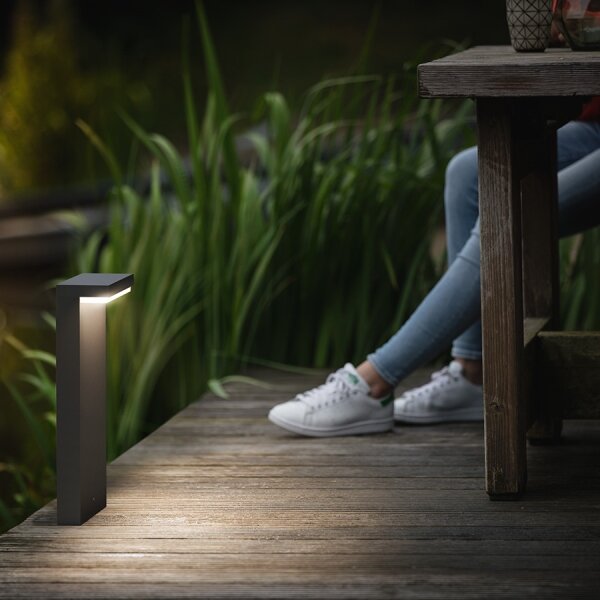 Philips 16485/93/P0 - LED Екстериорна лампа BUSTAN 2xLED/4,5W/230V IP44