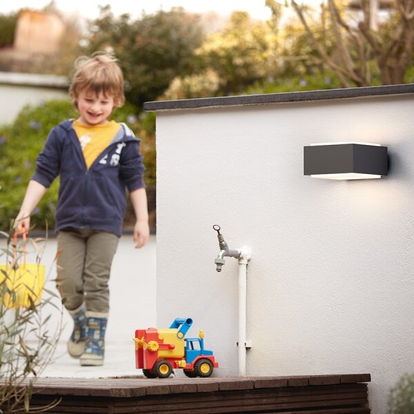 Philips 17337/93/PN - Екстериорен аплик MYGARDEN HEDGEHOG 1xE27/42W/230V IP44