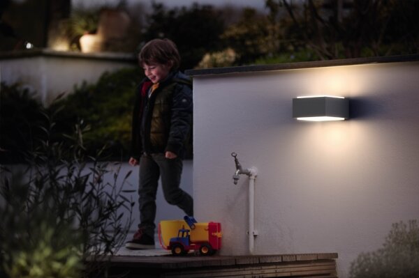 Philips 17337/87/PN - Екстериорен аплик MYGARDEN HEDGEHOG E27/42W/230V IP44