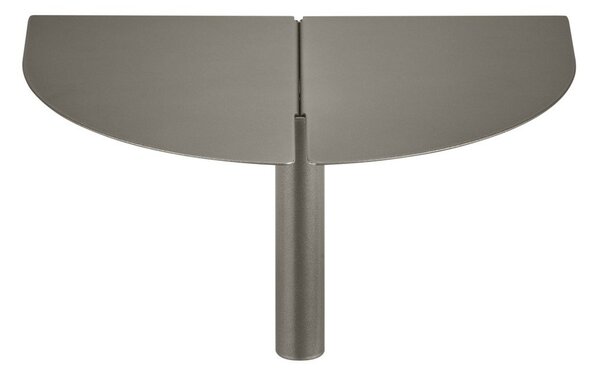 Сив стоманен стенен рафт 30 cm Oru – Blomus
