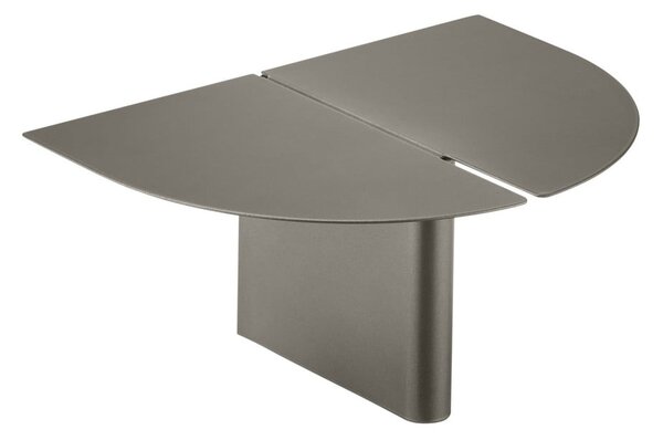 Сив стоманен стенен рафт 30 cm Oru – Blomus