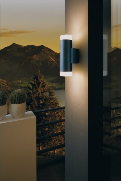 Eglo 96505 - LED Екстериорна Стенна лампа RIGA 2xGU10/5W IP44