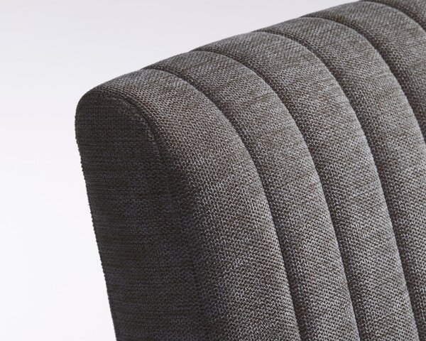 Тъмносиво кресло Trout – Unique Furniture