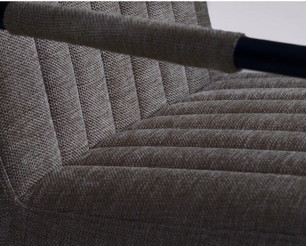 Тъмносиво кресло Trout – Unique Furniture