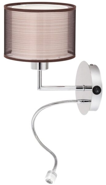 Rabalux 2629 - Стенна лампа ANASTASIA E27/60W + LED/1W
