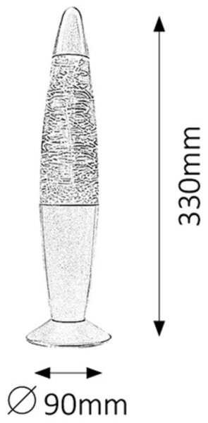 Rabalux 4533 - Декоративна лампа MILIE RGB 0,9W