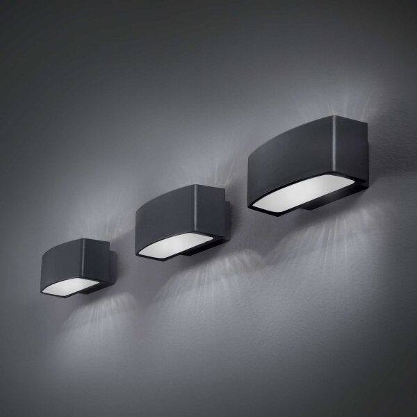 Ideal Lux - Екстериорен аплик ANDROMEDA 1xE27/60W/230V IP55 черен