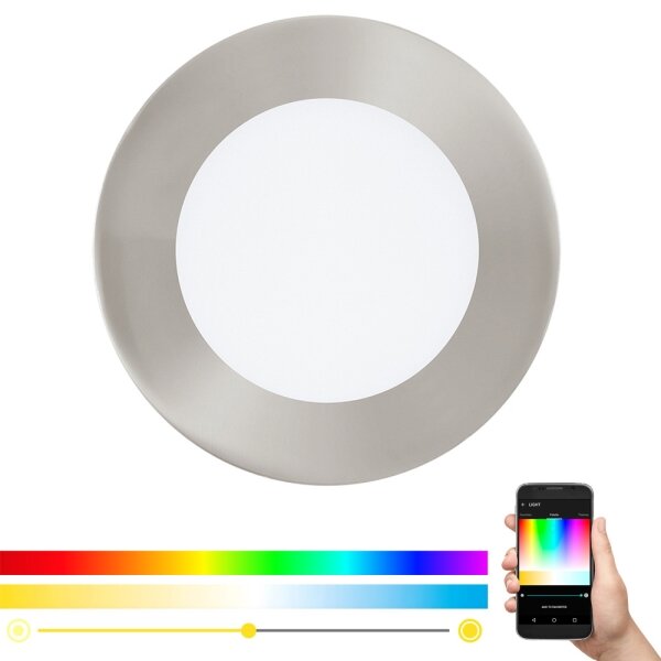 Eglo 32753 - LED RGB димируемо вградено осветително тяло FUEVA-C LED/5,4W/230V