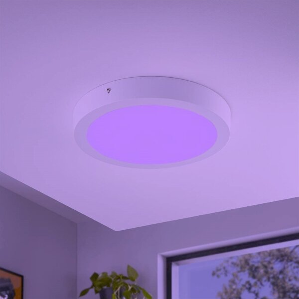Eglo - LED RGBW димируемо таванно осветително тяло FUEVA-C LED/21W/230V