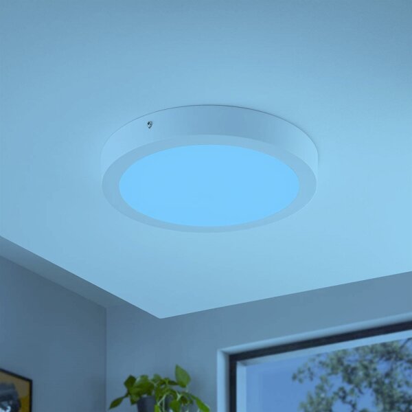 Eglo - LED RGBW димируемо таванно осветително тяло FUEVA-C LED/21W/230V