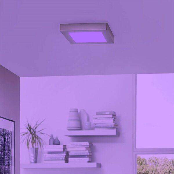 Eglo 96679 - LED RGBW димируемо таванно осветително тяло FUEVA-C LED/15,6W/230V BT