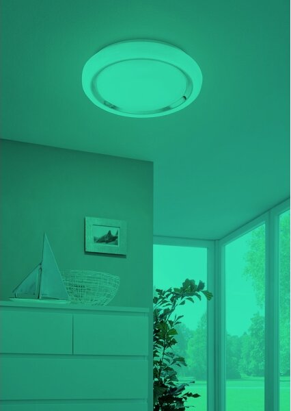 Eglo 33254-LED RGBW Димируемо таванно осветително тяло CAPASSO-C LED/17W/230V Ø34 см