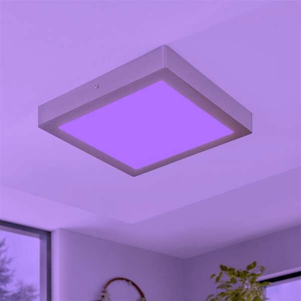 Eglo 96681 - LED RGBW димируемо таванно осветително тяло FUEVA-C LED/21W/230V