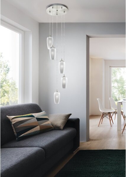 Eglo 96345 - LED полилей на кабел FARSALA 5xG9/2,5W/230V