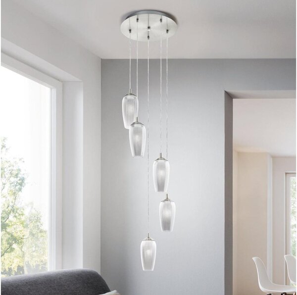 Eglo 96345 - LED полилей на кабел FARSALA 5xG9/2,5W/230V