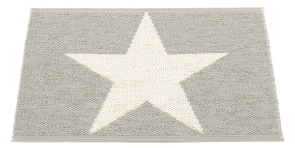 Светлосив килим за открито и закрито 70x50 cm Viggo Warm Grey – Pappelina