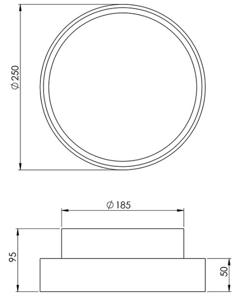 Fabas 3229/61/102 - Техническа Лампа HATTON 1xE27/42W/230V IP65