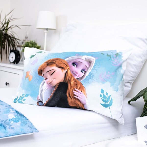 Синьо памучно детско спално бельо 100x135 cm Frozen "Blue" – Jerry Fabrics